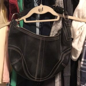 Leather Coach bag